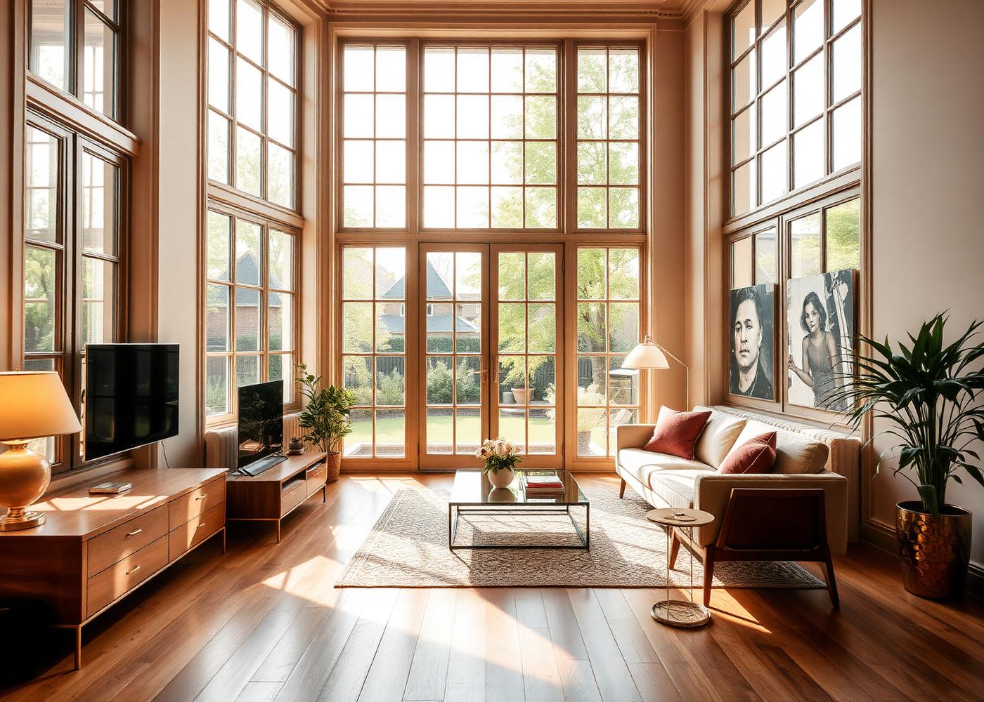 Interieur van een gerenoveerd appartement